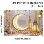 Moon Backdrop Hanging Decor For Wall Decoration - Image 3