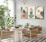 3 Pcs Boho Art Wall Decor Canvas Wall Art  Decor Stretched And Framed Ready To Hang Size 12 X 16in - Image 5