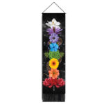 Decorative Hanging Paintings Printed Home Decor Wall Hangings Tassel Tapestries - Image 6